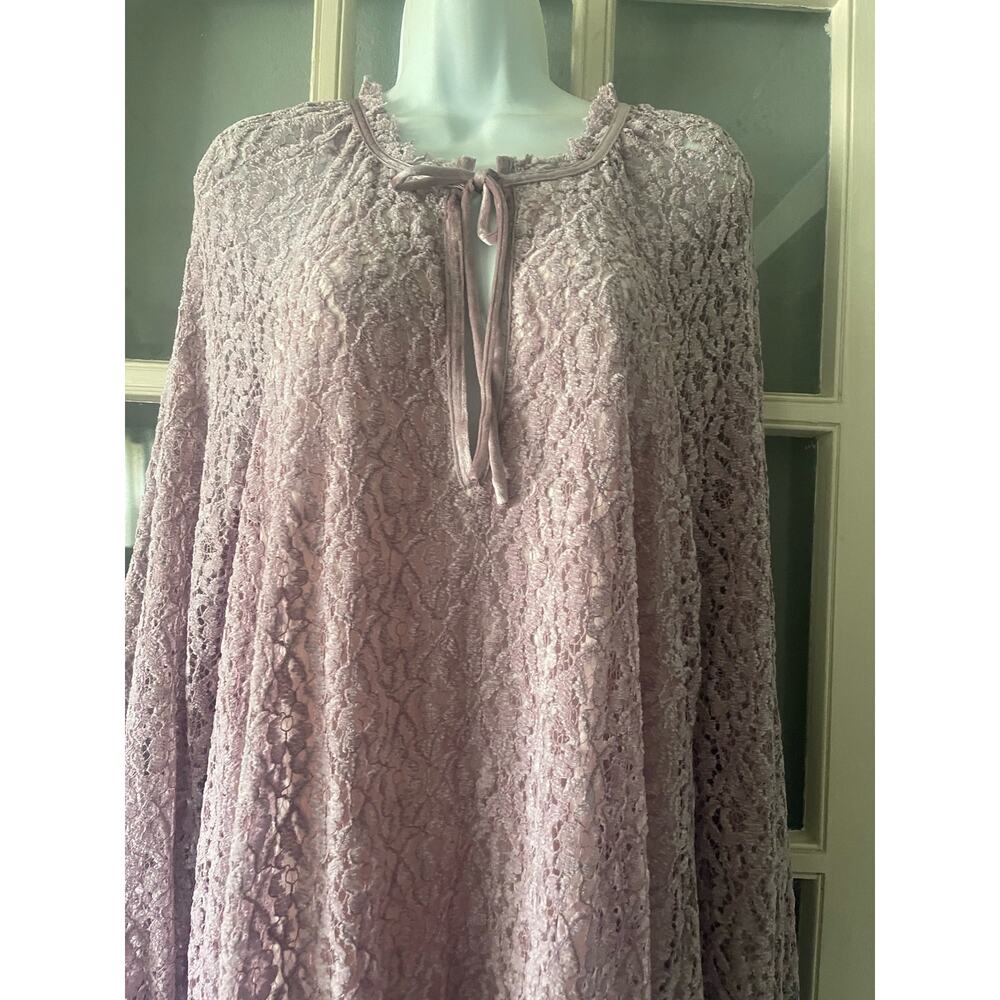 Free People Jenny Purple Crush Velvet Dress - Picture 5 of 11